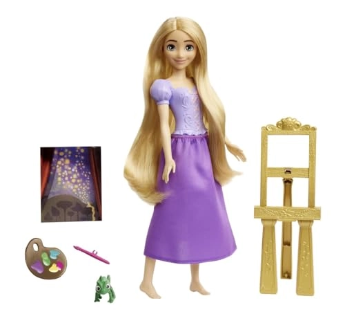 Rapunzel Fashion Doll - Pascal Figure 3 Art Accessories