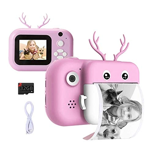 Children Instant Print Camera - 12MP 1080P 32GB