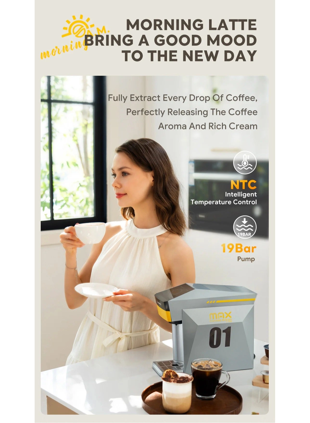 01 - Multi-capsule compatible Nespresso Dolce Gusto K-Cup Ground