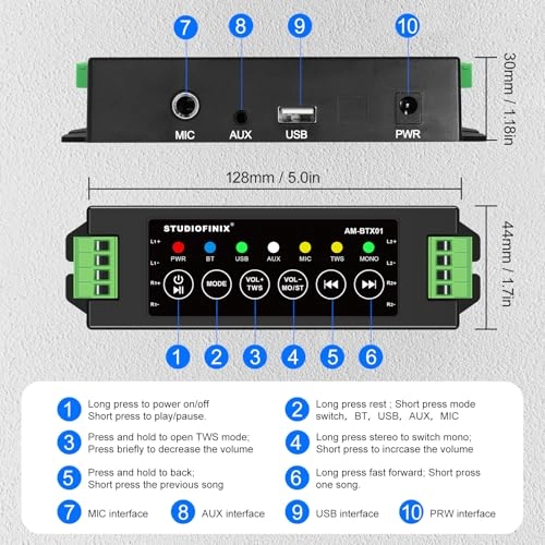 4-Channel Wall Mount Amplifier