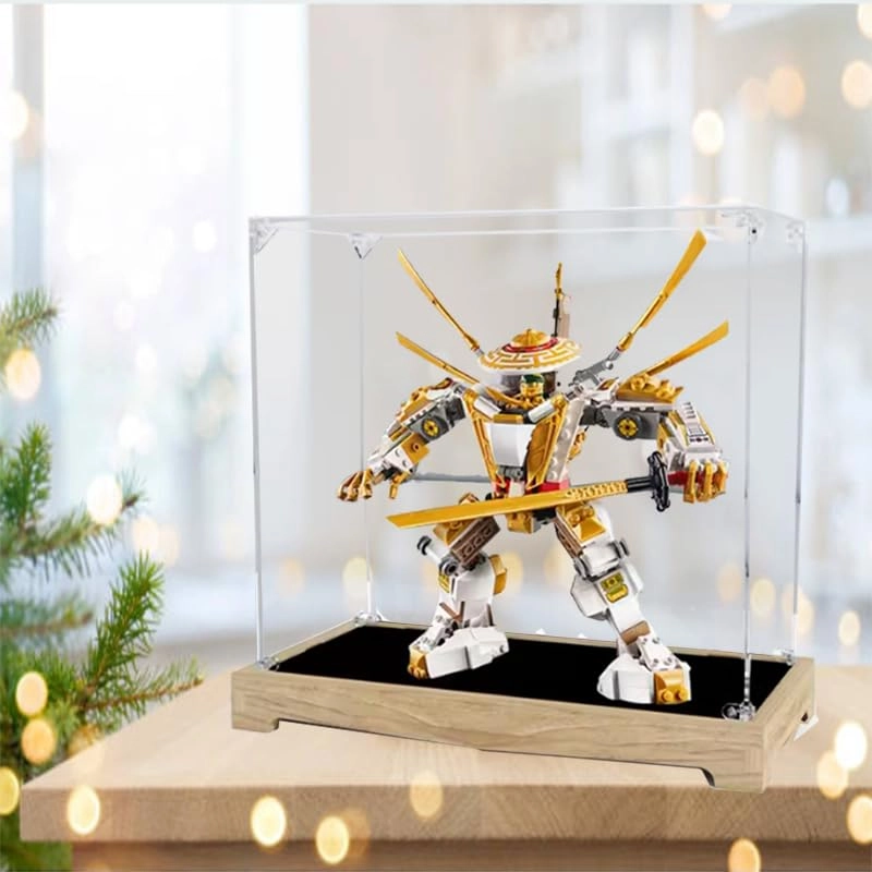 Acrylic Display Case - Niniago Legacy Golden Mech Lego-Ninja