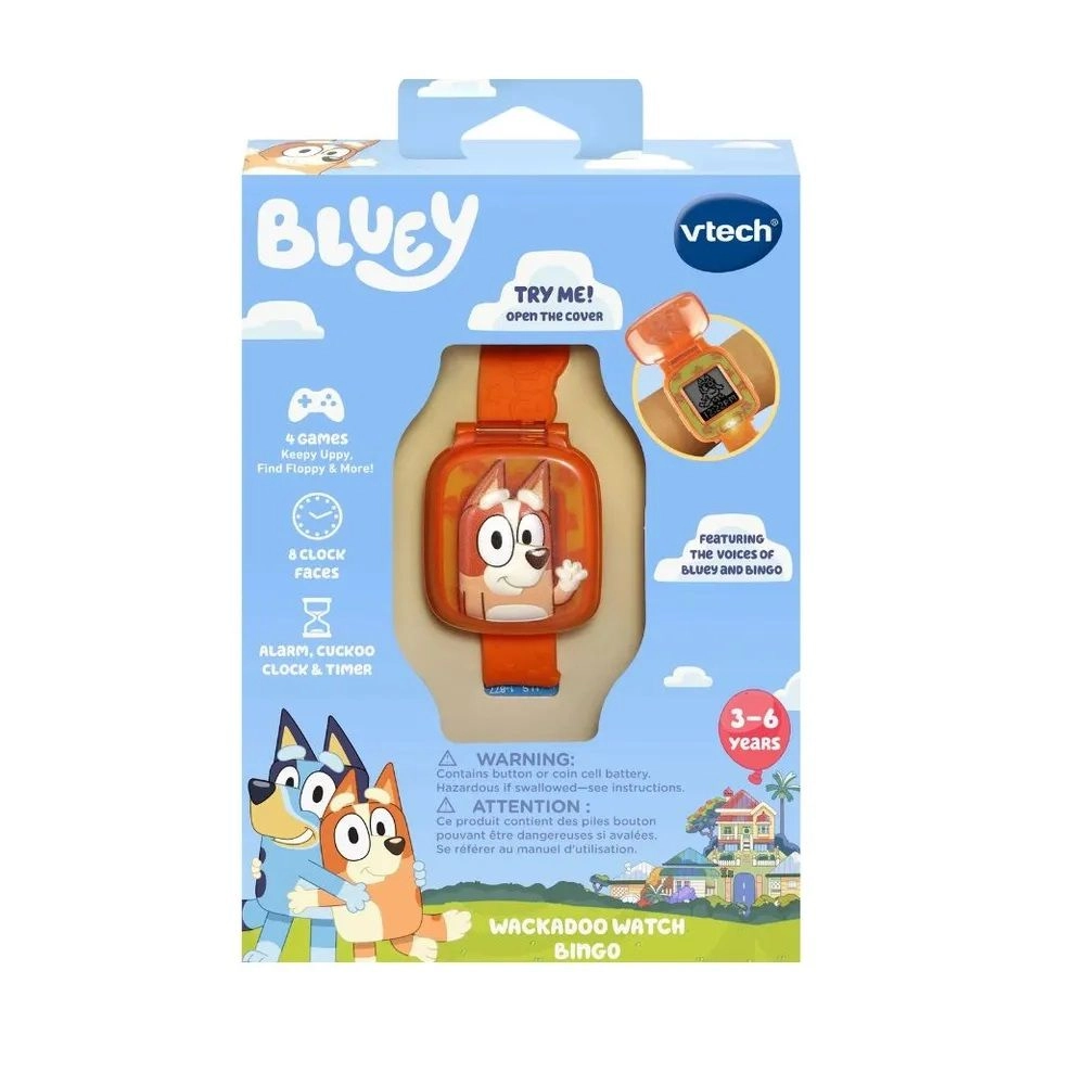 Bluey Wackadoo Learning Watch - 3 +