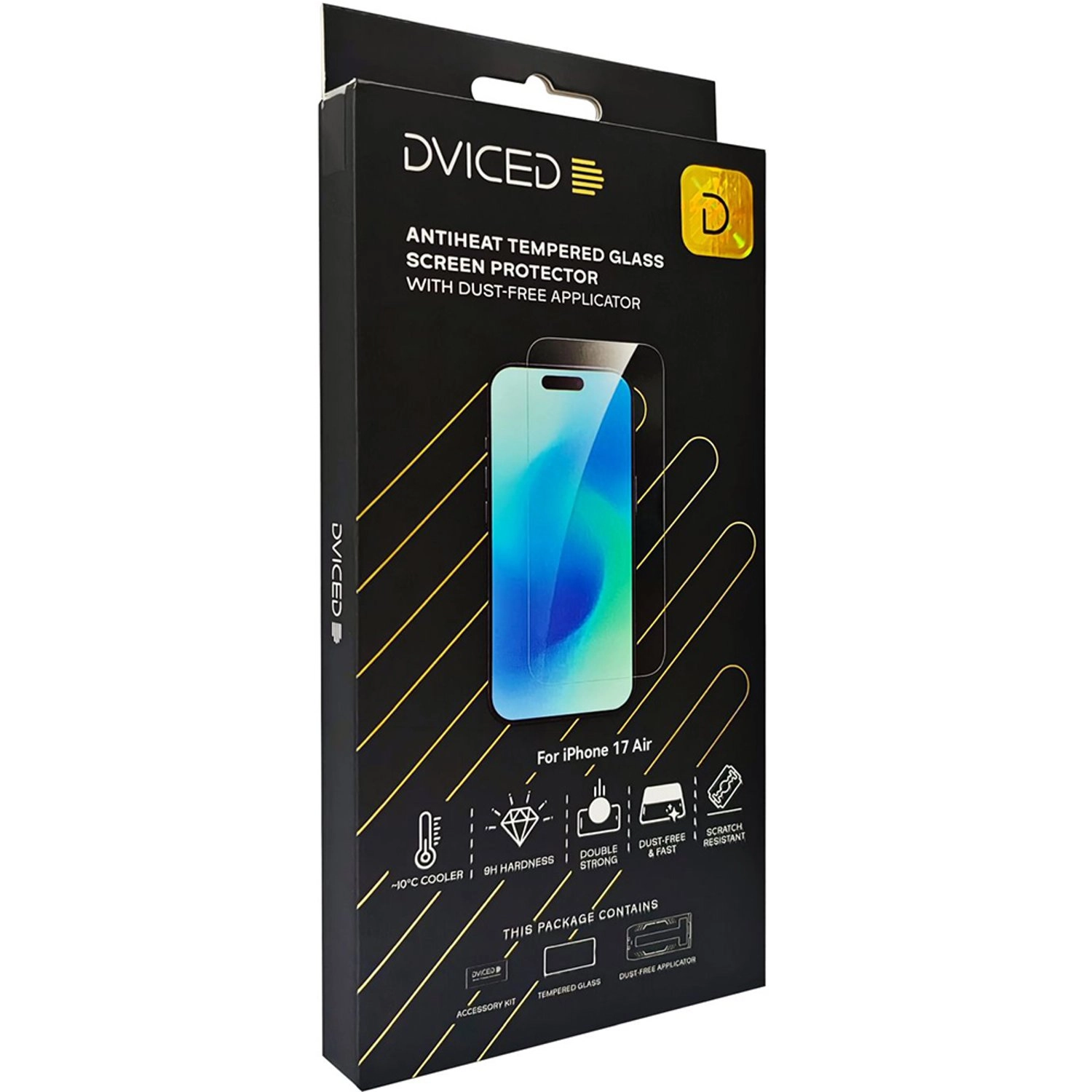 Clear Tempered Glass Screen Protector for iPhone 17 Air