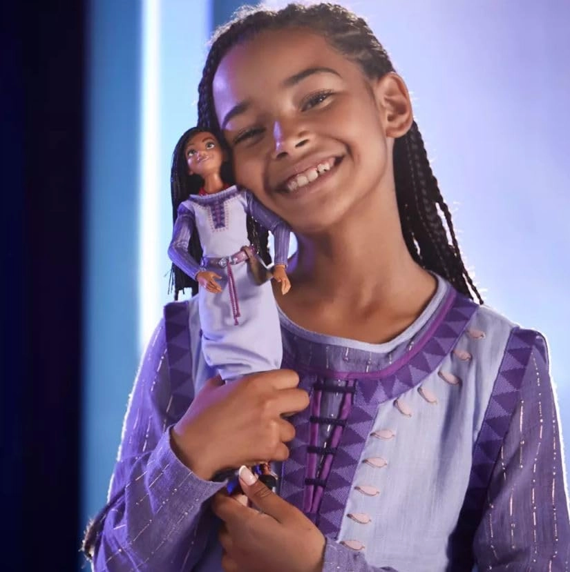 Asha Musical Doll - 29 cm Purple