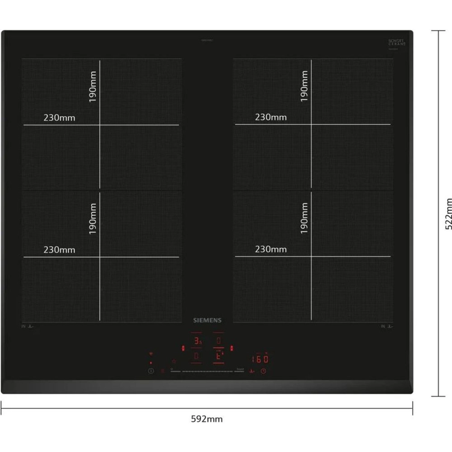iQ700 EX651HXC1E Induction hob