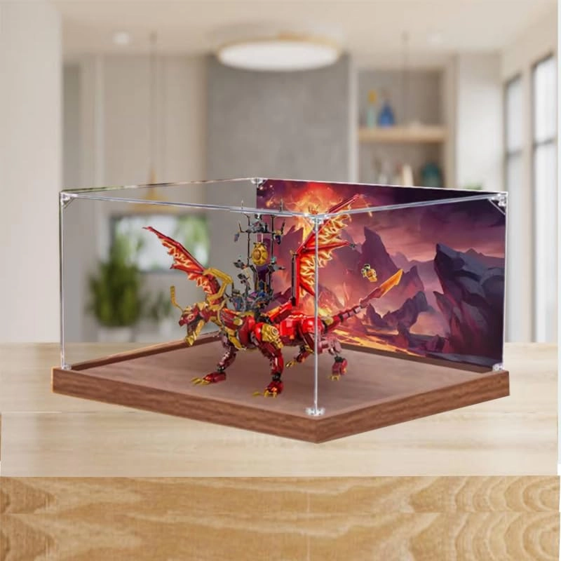 Clear Acrylic Display Case - LegoNINJAGO