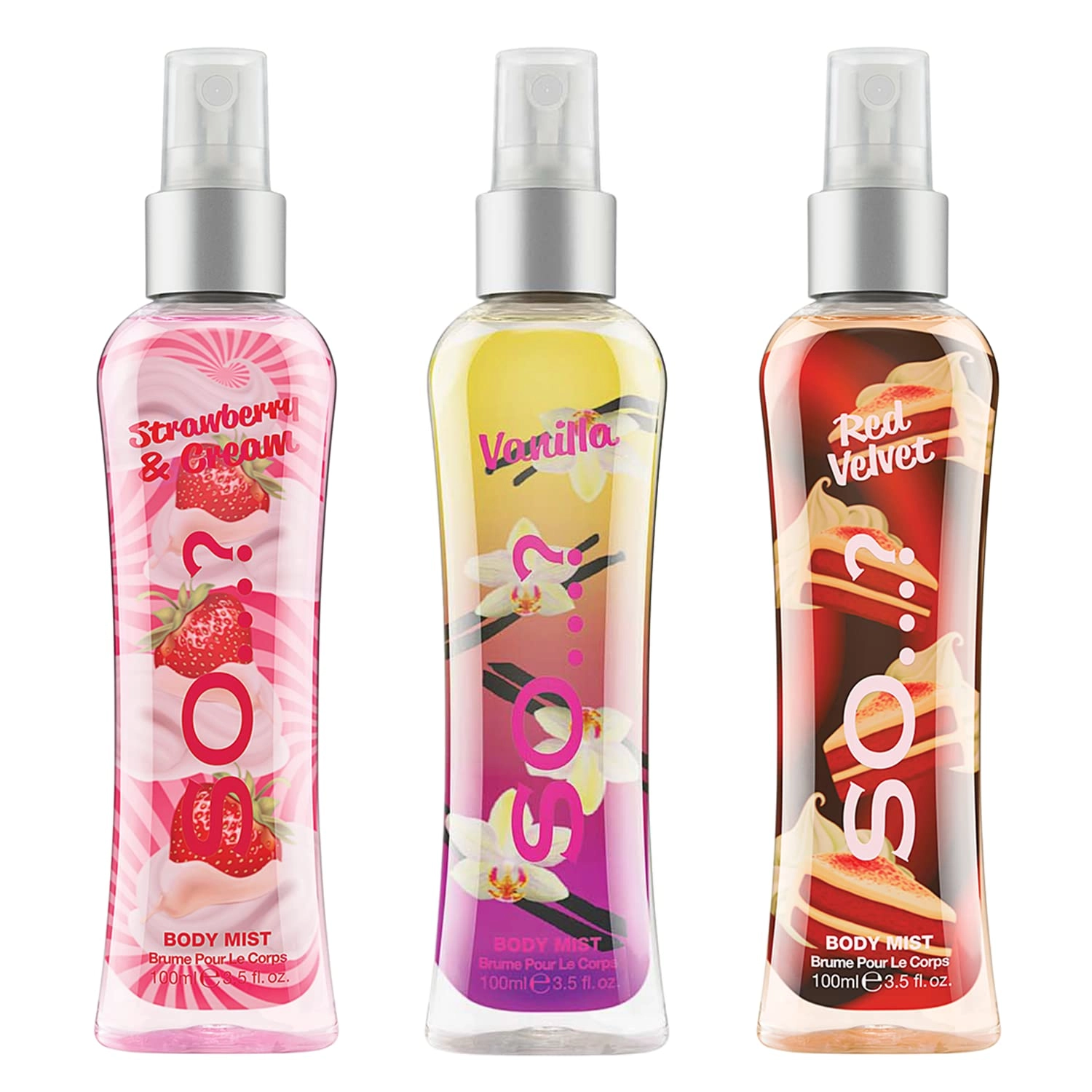 Incos Ltd Body Mist - 100 Millilitres Strawberry Red Bundle