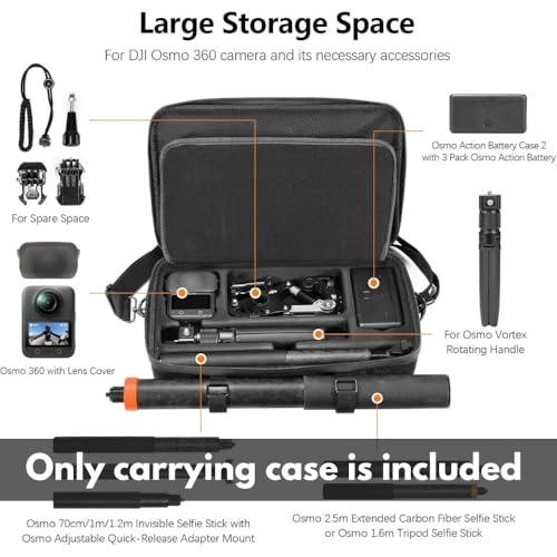 Carrying Case - 35D x 9W x 19H centimeters DJI Osmo 360