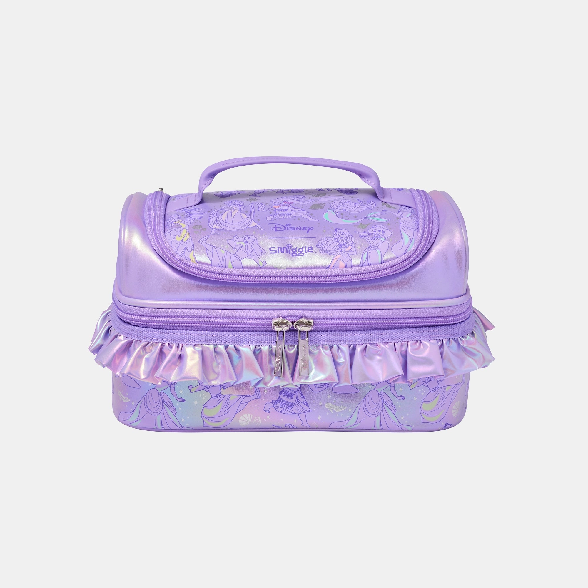 Smiggle Double Decker Lunchbox - Disney Princess
