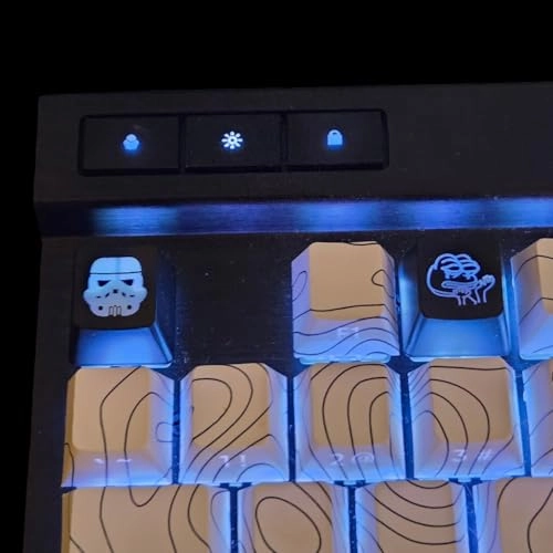 Smiley Backlit Keycap Set - USB-A