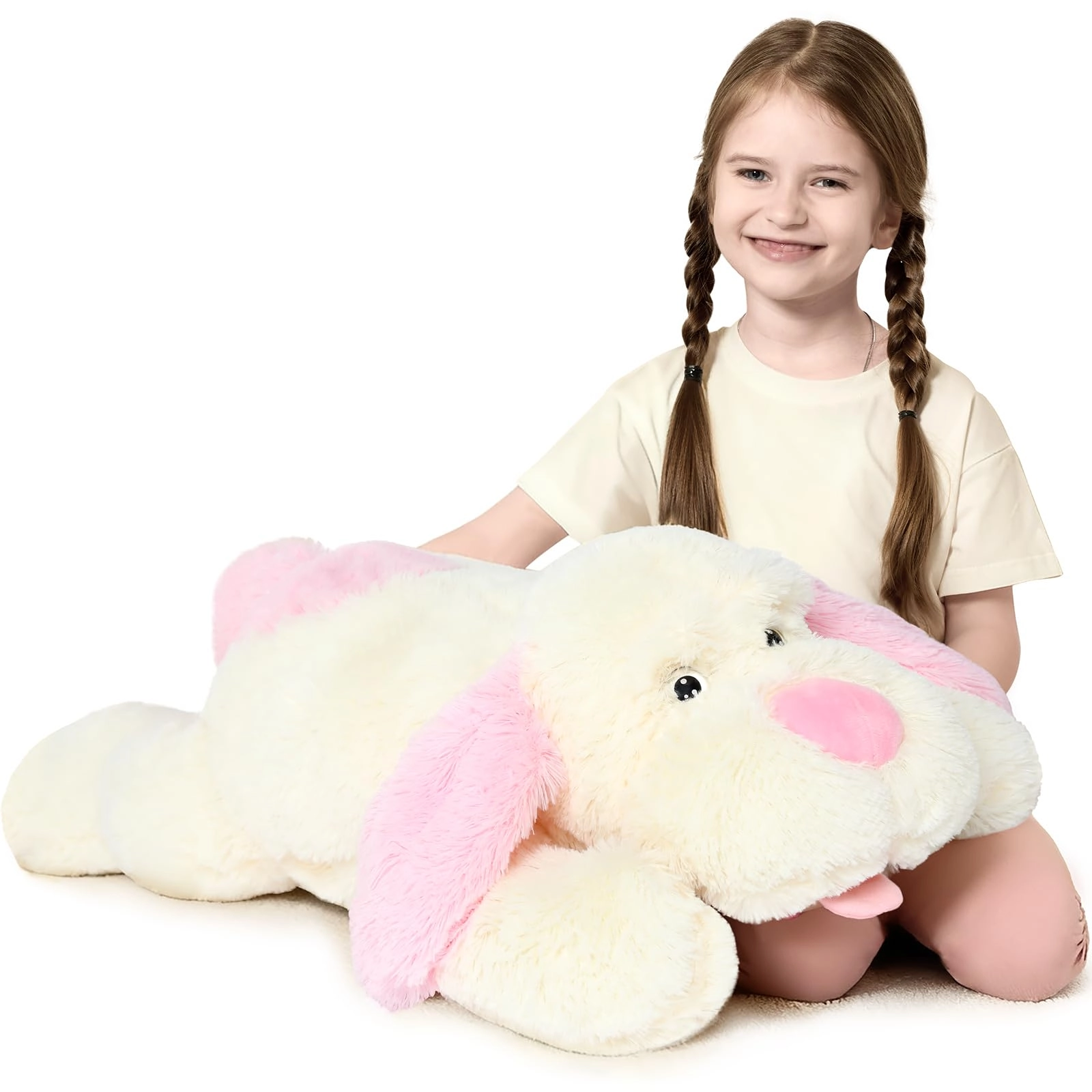 MorisMos Dog Pillow - 31 Inches Pink