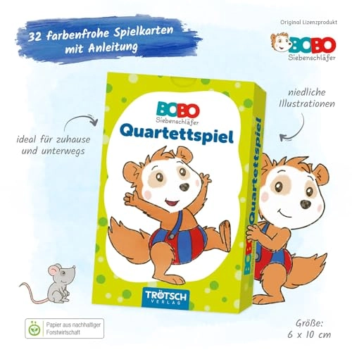 Bobo Siebenschläfer Quartettspiel - 0 - 5 years