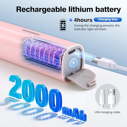 Sweeping Vibrating Electric Toothbrush - 4 Brush Heads 60 Days 3 Modes