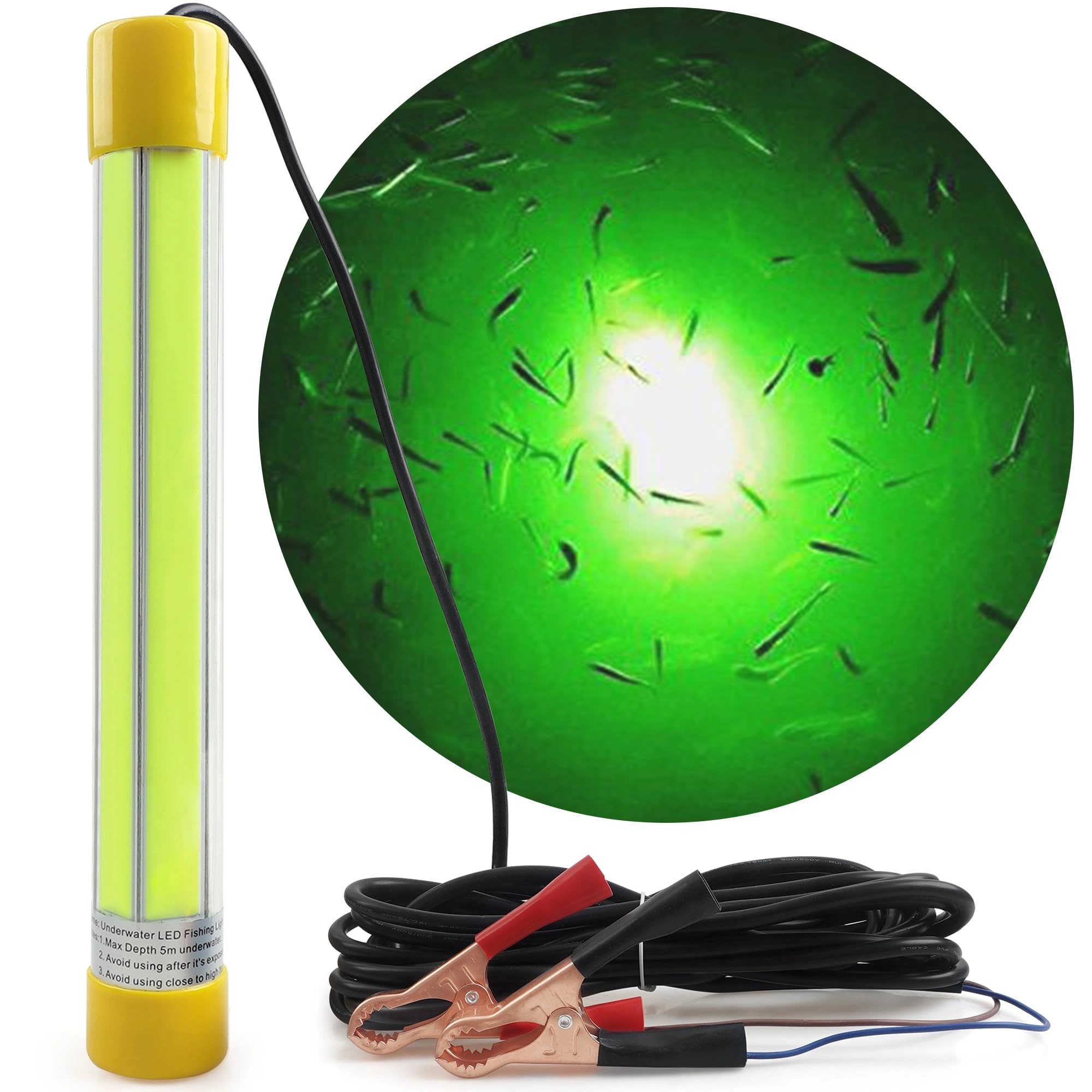 JSHANMEI Underwater Fishing Light - 16.5ft power cord