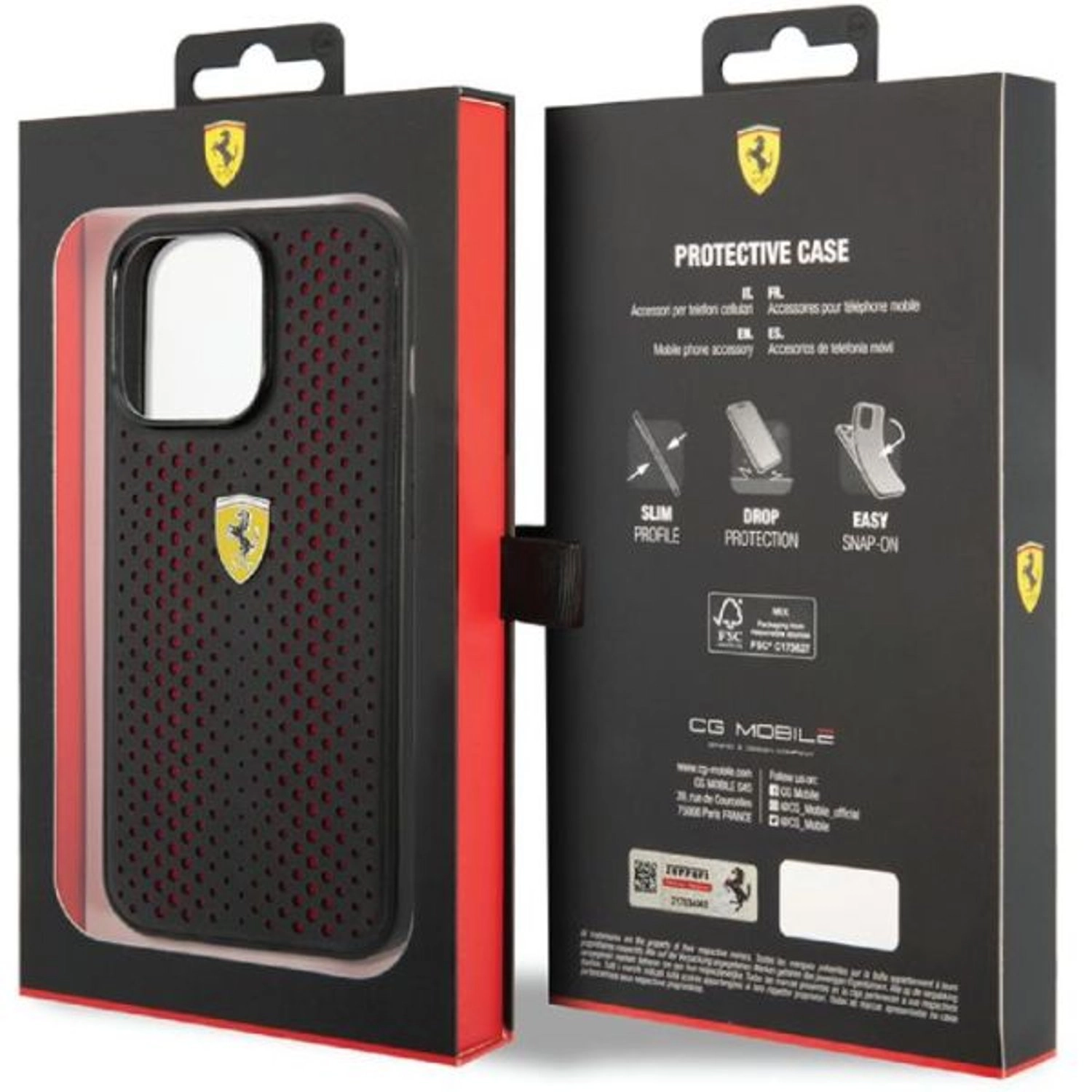 Leather Perforated Case for iPhone 14 Plus