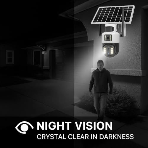 Wireless 4G Solar Security Camera 1080p