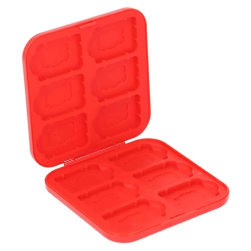 Game Card Storage Case - 12 Card Slots Impact-Resistant