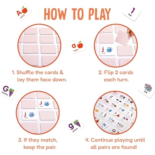 Memory Alphabets and Nos - 3 years and up