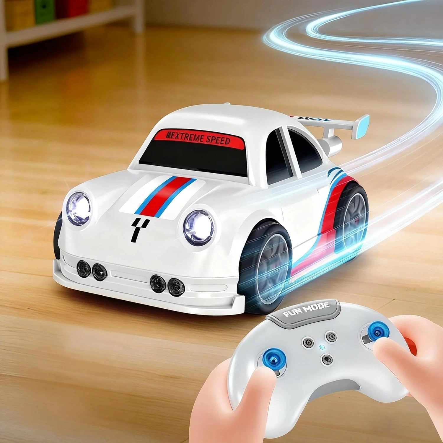 Smart Induction Drift Car - mini 2026 White
