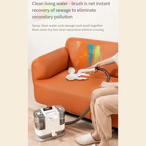 Carpet Spot Cleaner Machine - water spray + brush + vacuum + dry 400W