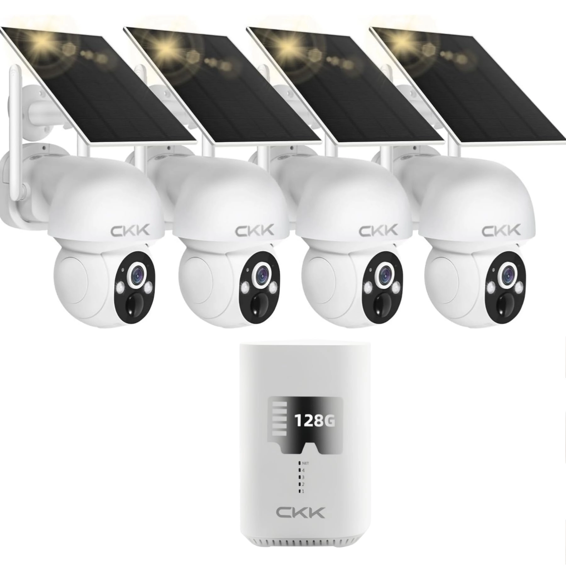 CKK Solar Camera Systerm - 4 4 channels 4MP