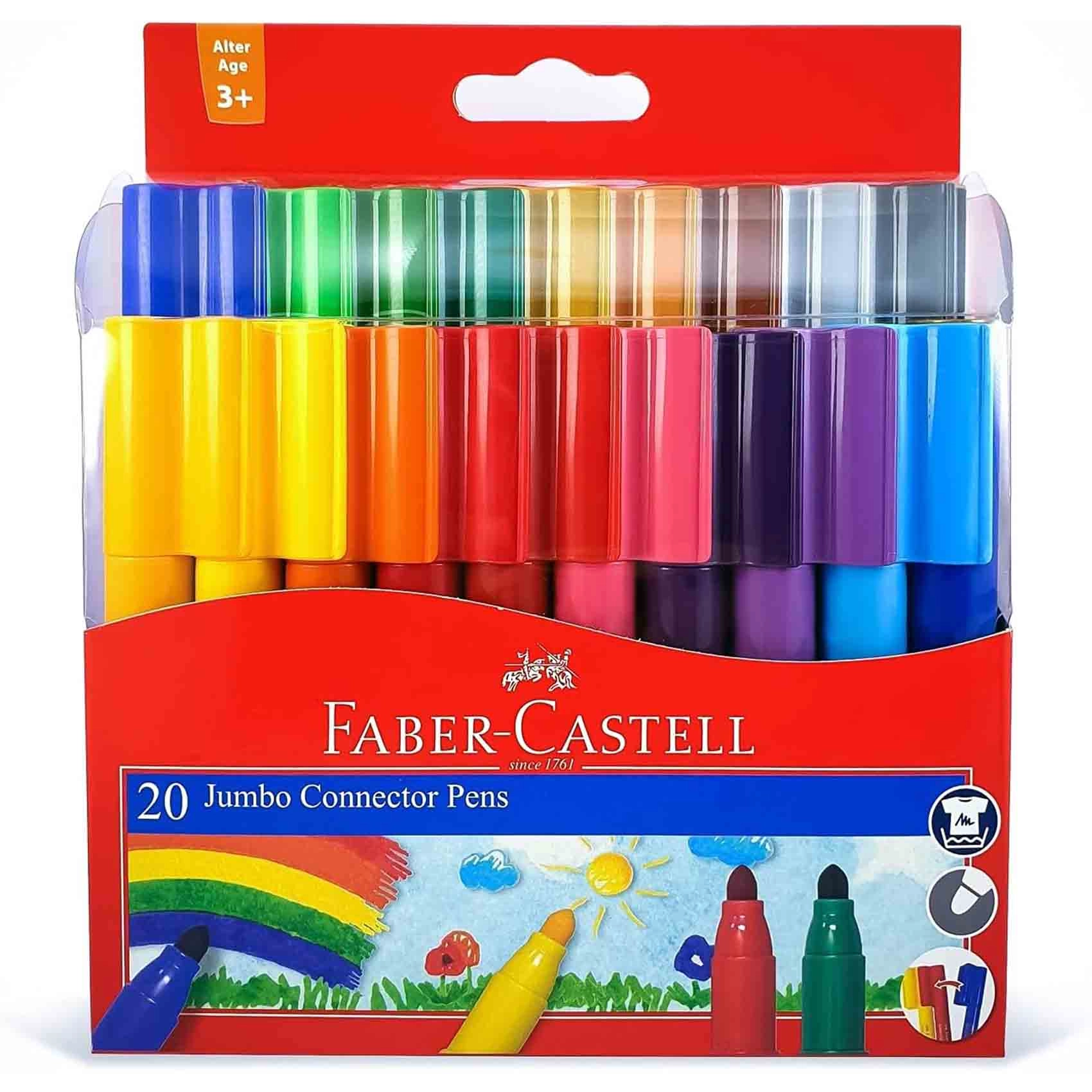 Faber-Castell Connector Felt Tip Pens - 20 piece(s) 20 colours