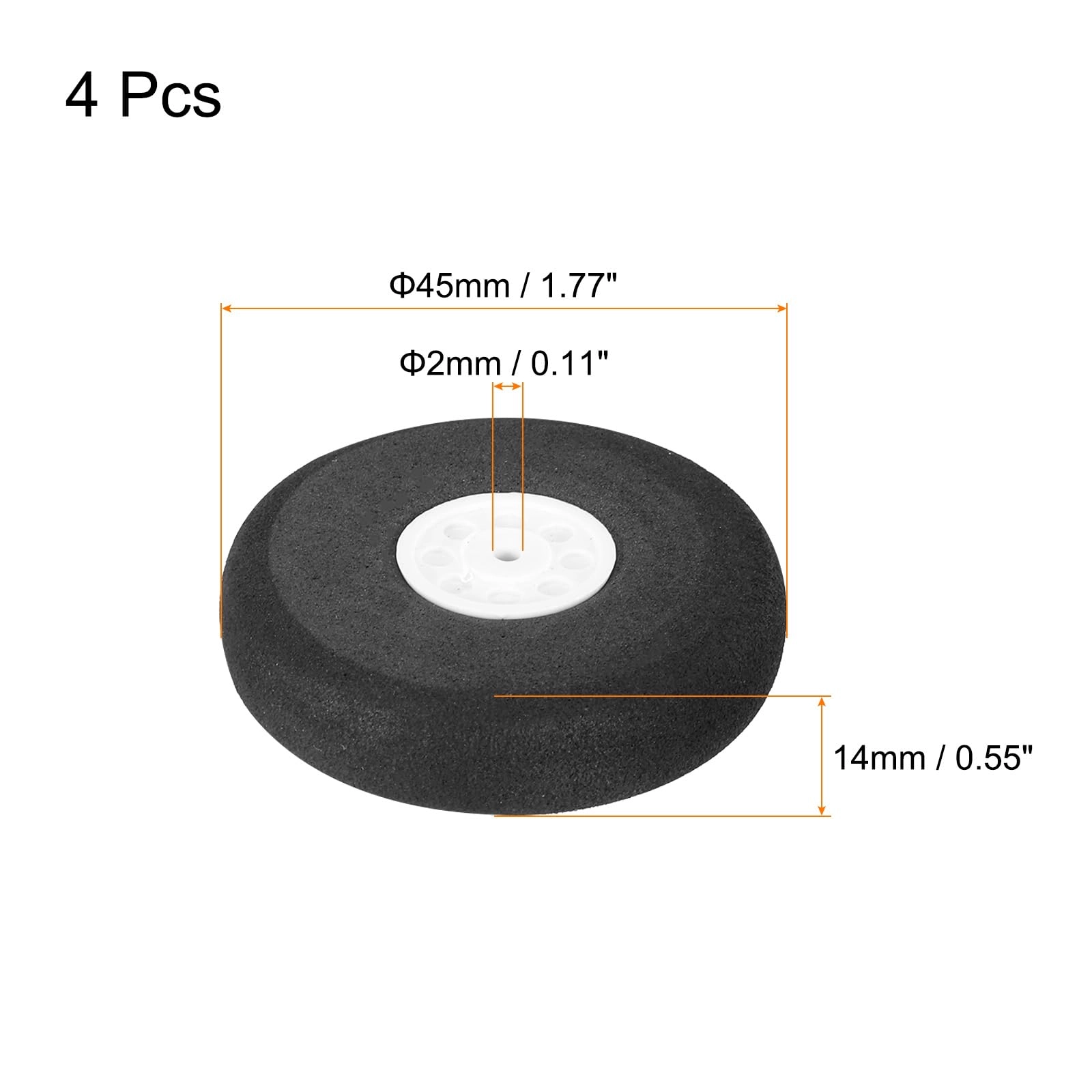 RC Airplane Wheels Set