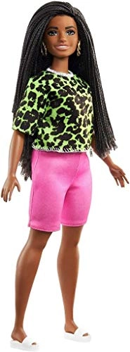Barbie Fashionistas - Long Braids Neon Look Ages 3+