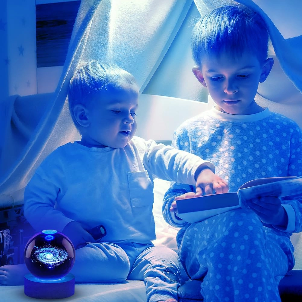 3D Saturn Planet Night Light