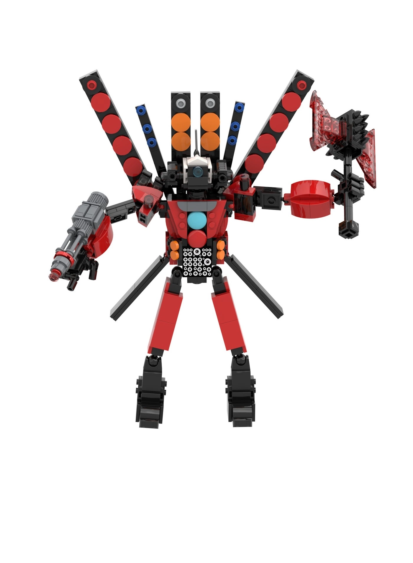 Skibidi Toilet Man - Robots 513 pcs