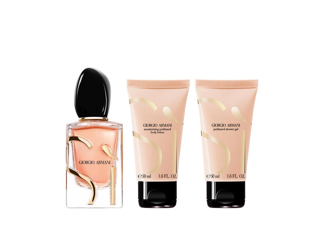 Sì Eau de Parfum Intense - 100ml 15ml + Body Lotion - 50ml