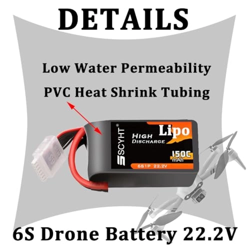 Lipo Battery 6S - 22.2V 1400mAh 150C XT60