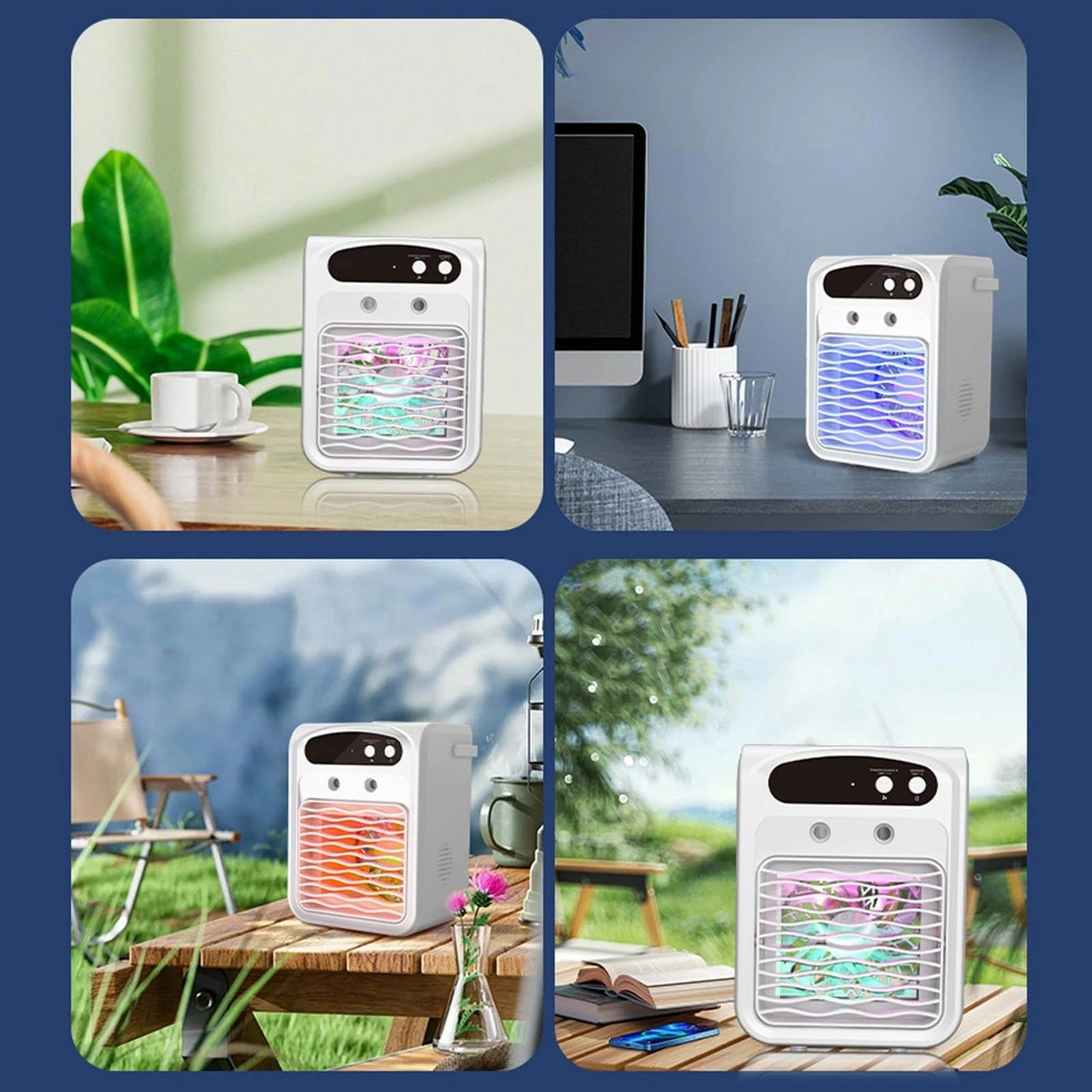 Desktop Air Cooler Humidifier - 1000ml