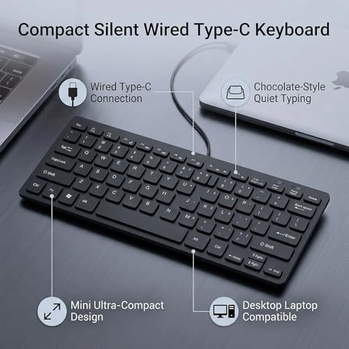 Type C Wired Keyboard - Wired