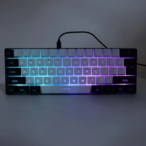 60% Wired Gaming Keyboard - Wired + Gaming Mouse