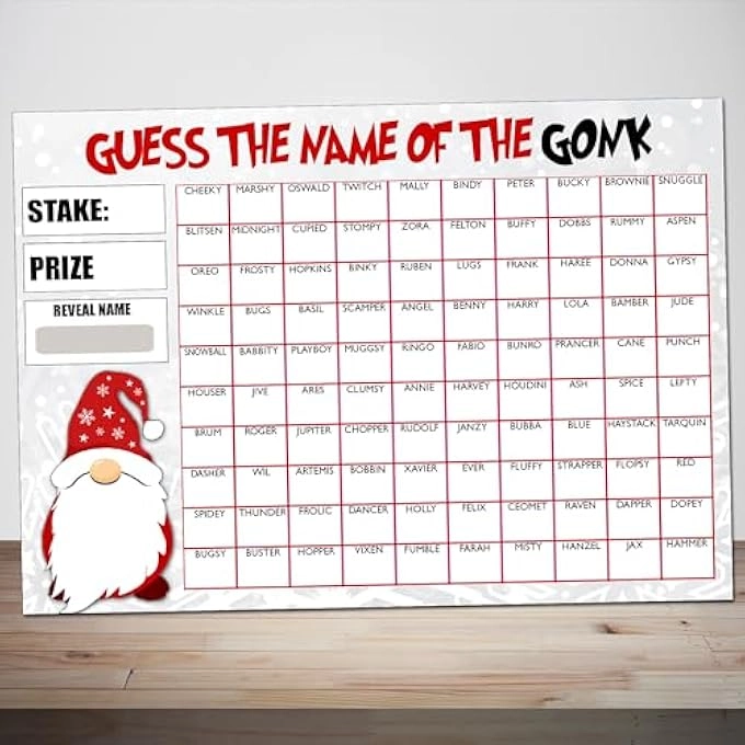 FUNDRAISING SCRATCH CARD GAME