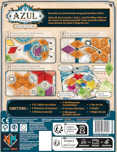 Azul: Summer Pavilion Mini - Travel Game (French)
