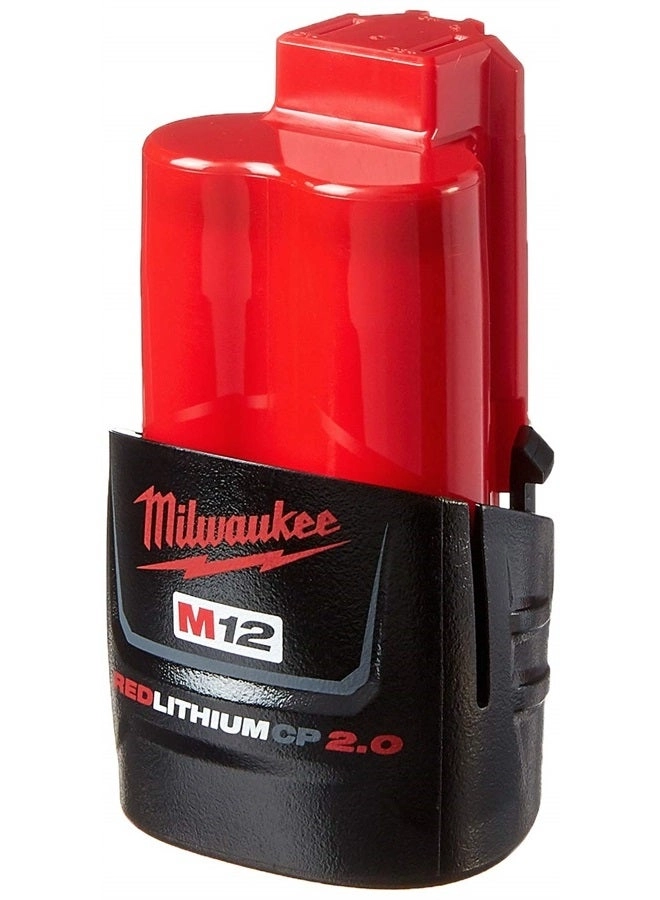 Milwaukee M12 FUEL Stubby Impact Wrench - 3/8 in. + M12 4.0AH Battery + M12 2.0AH Battery + M12 Charger + Bag