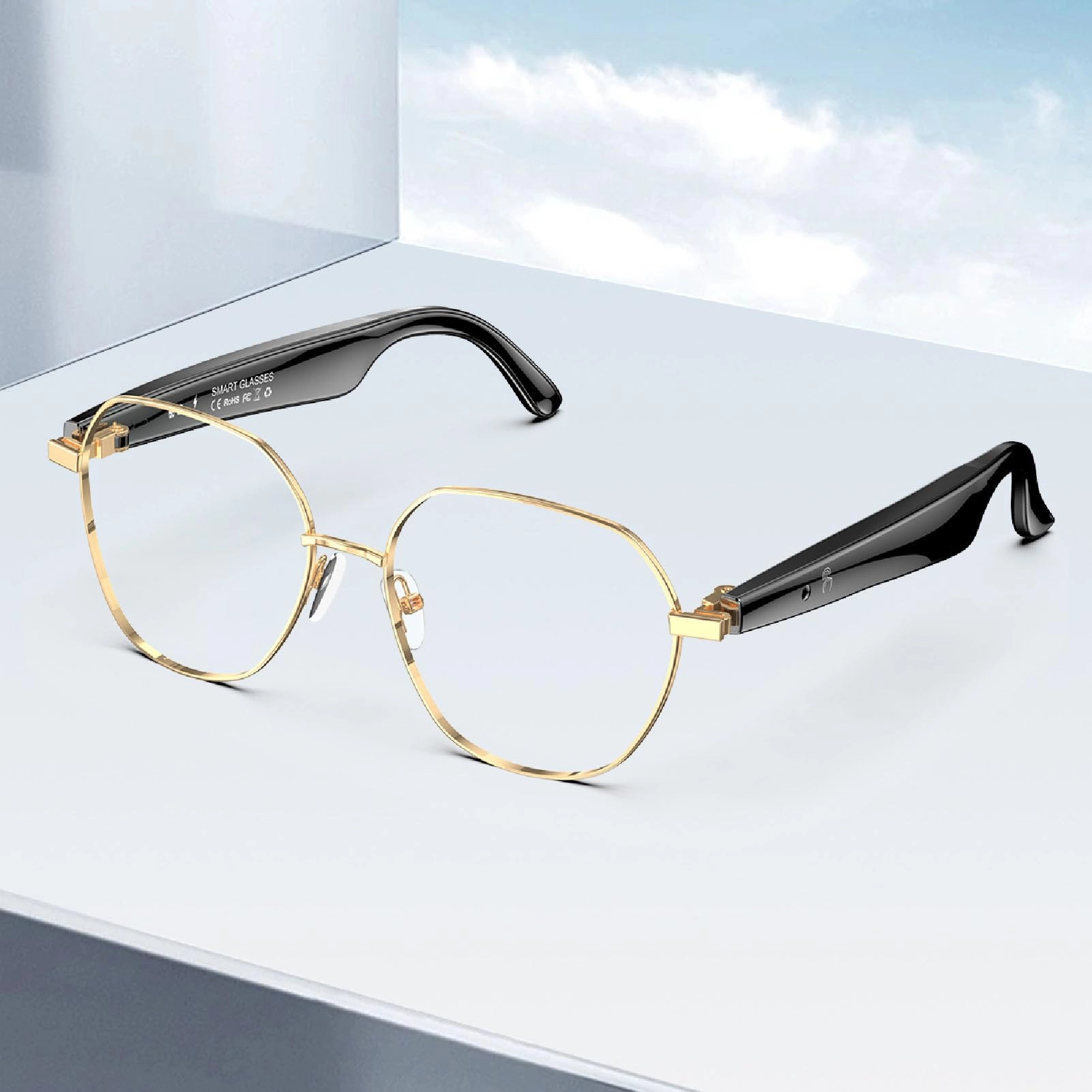 Diyeeni Smart Translation Glasses - 163 Languages Anti Blue Light Lens