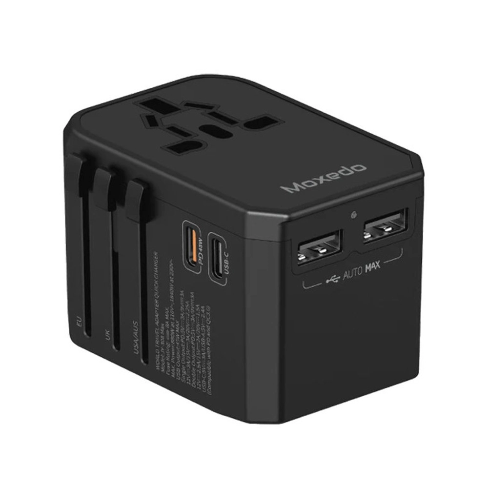 Worldwide Travel Adapter - UK EU US AU 45W