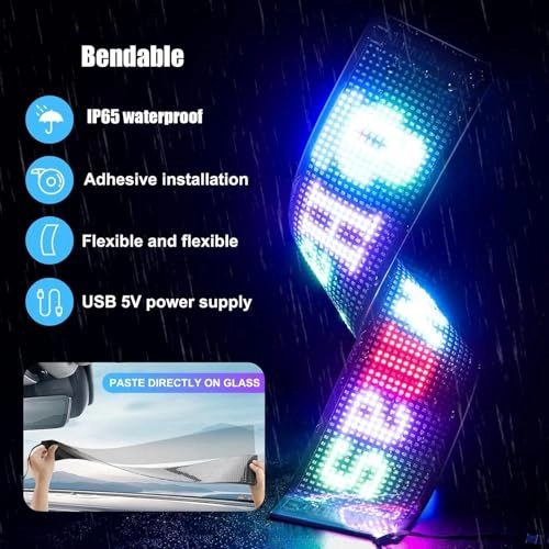 Car LED soft screen - 4 * 13.7inch