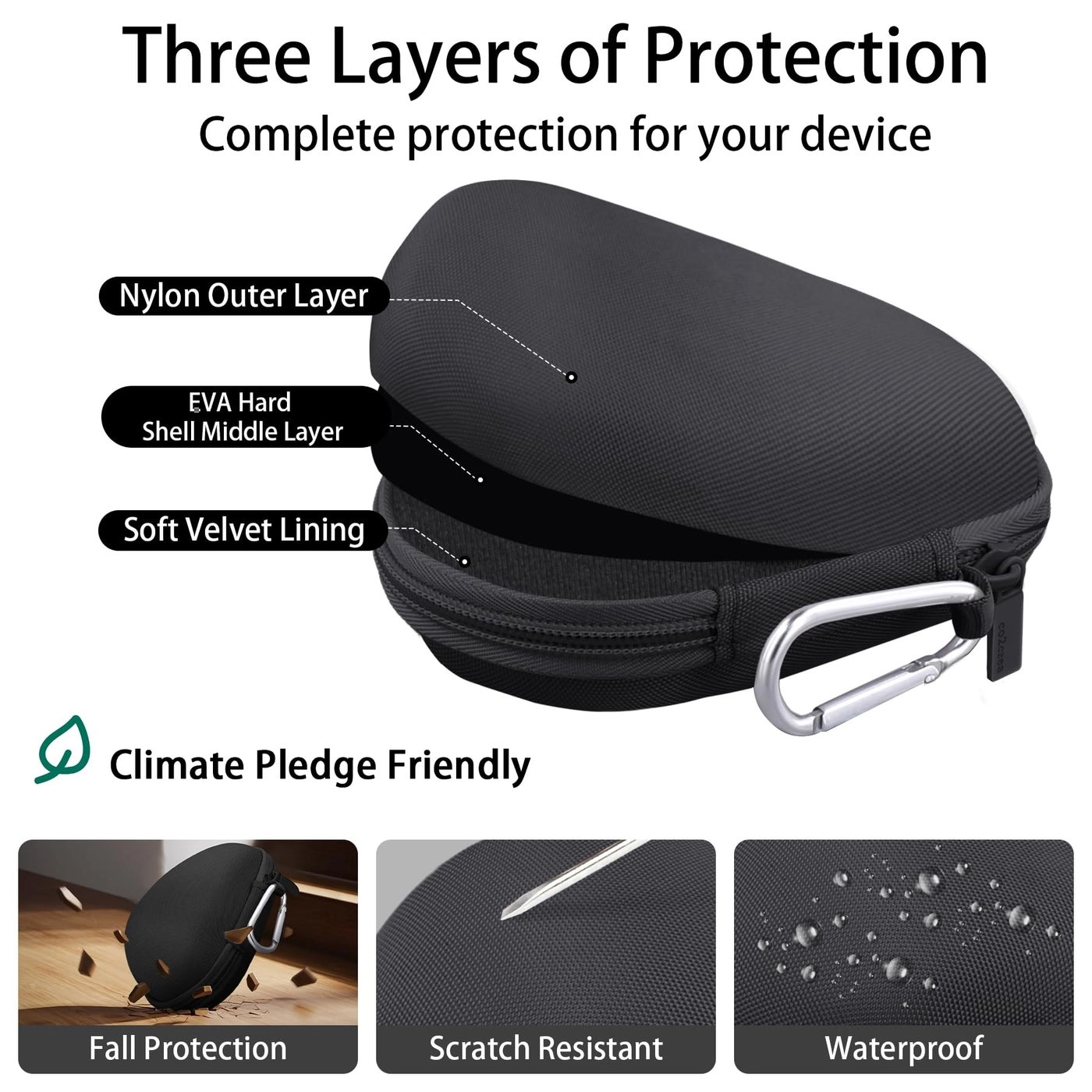 Hard Travel Case for Logitech MX Master 4 / Master 3 / Master 3S - Bluetooth