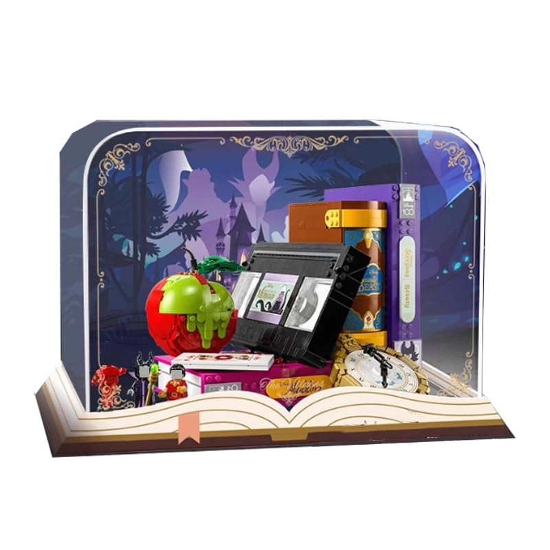 Clear Acrylic Display Case - Villain Icons Lego Disne