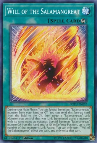 Konami Will of the Salamangreat - SOFU-EN053 Common 1st Edition