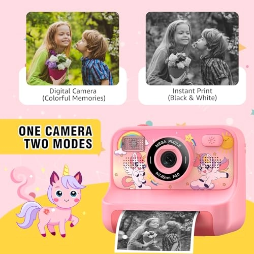 Z12 - Instant Print Camera 1080P Pink