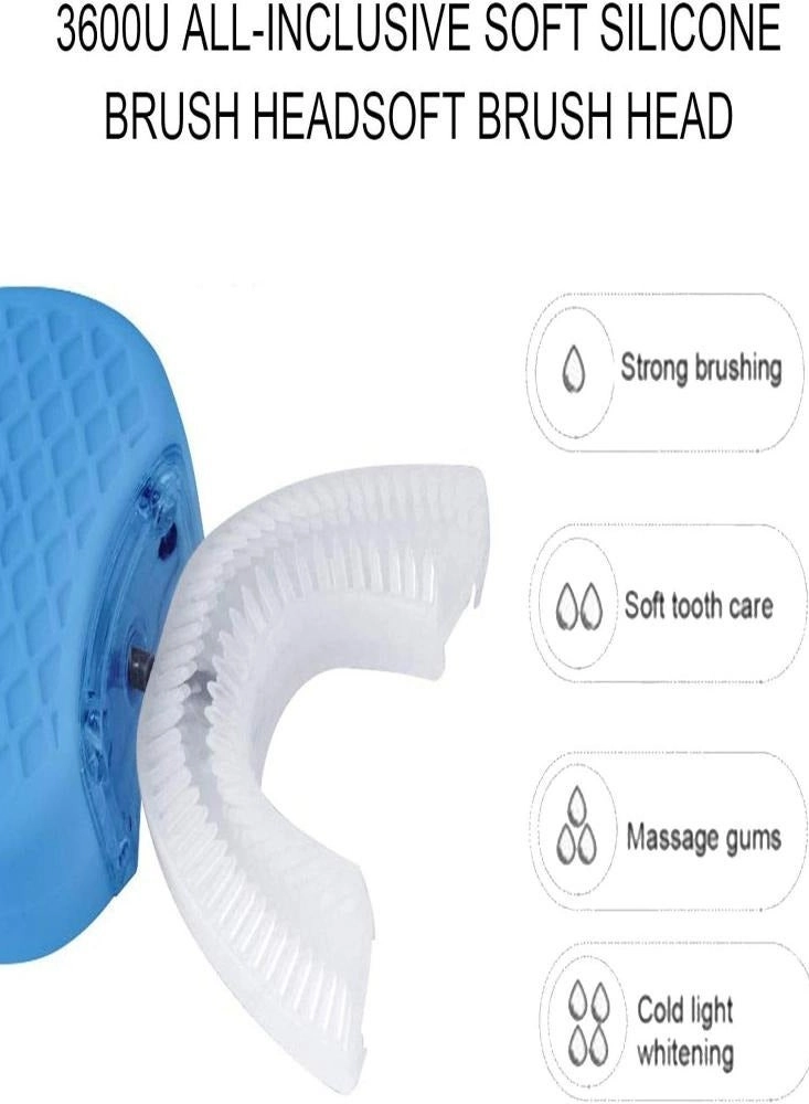 U-shaped Electric Toothbrush - Adult Waterproof Silicone