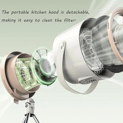 Mini fan portable range hood - 24W 3-Speed Portable