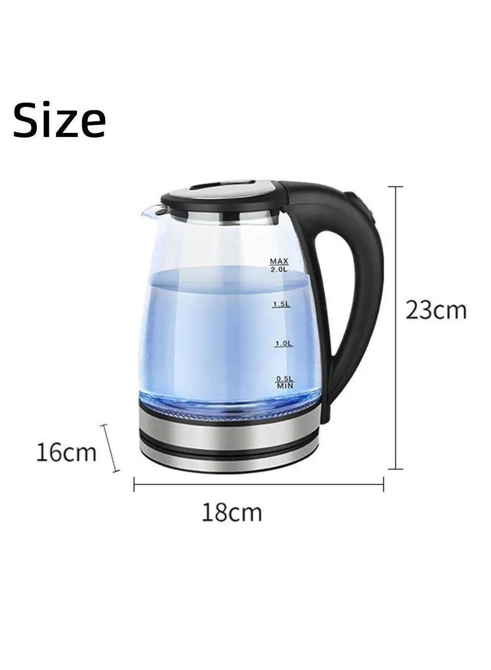 Glass Kettle - 2L