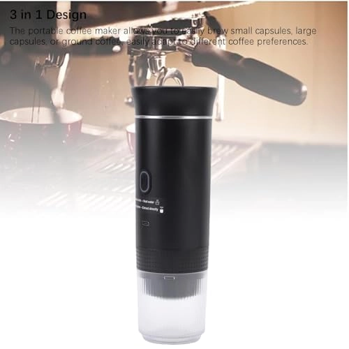 Portable Coffee Maker - 120ml Capsules DG Capsules Ground Coffee