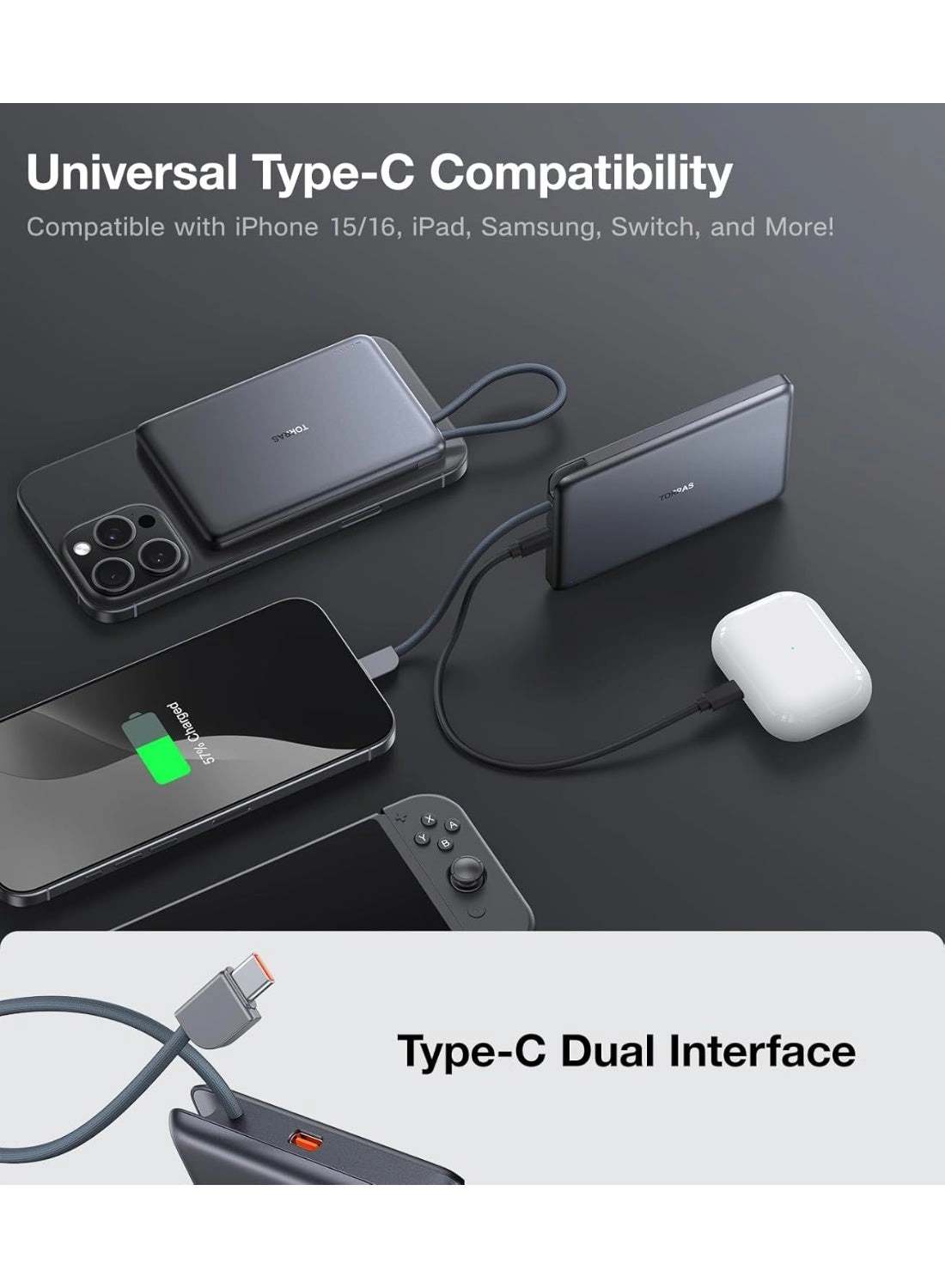 PebbleLink - 10,000mAh 22.5 Watt